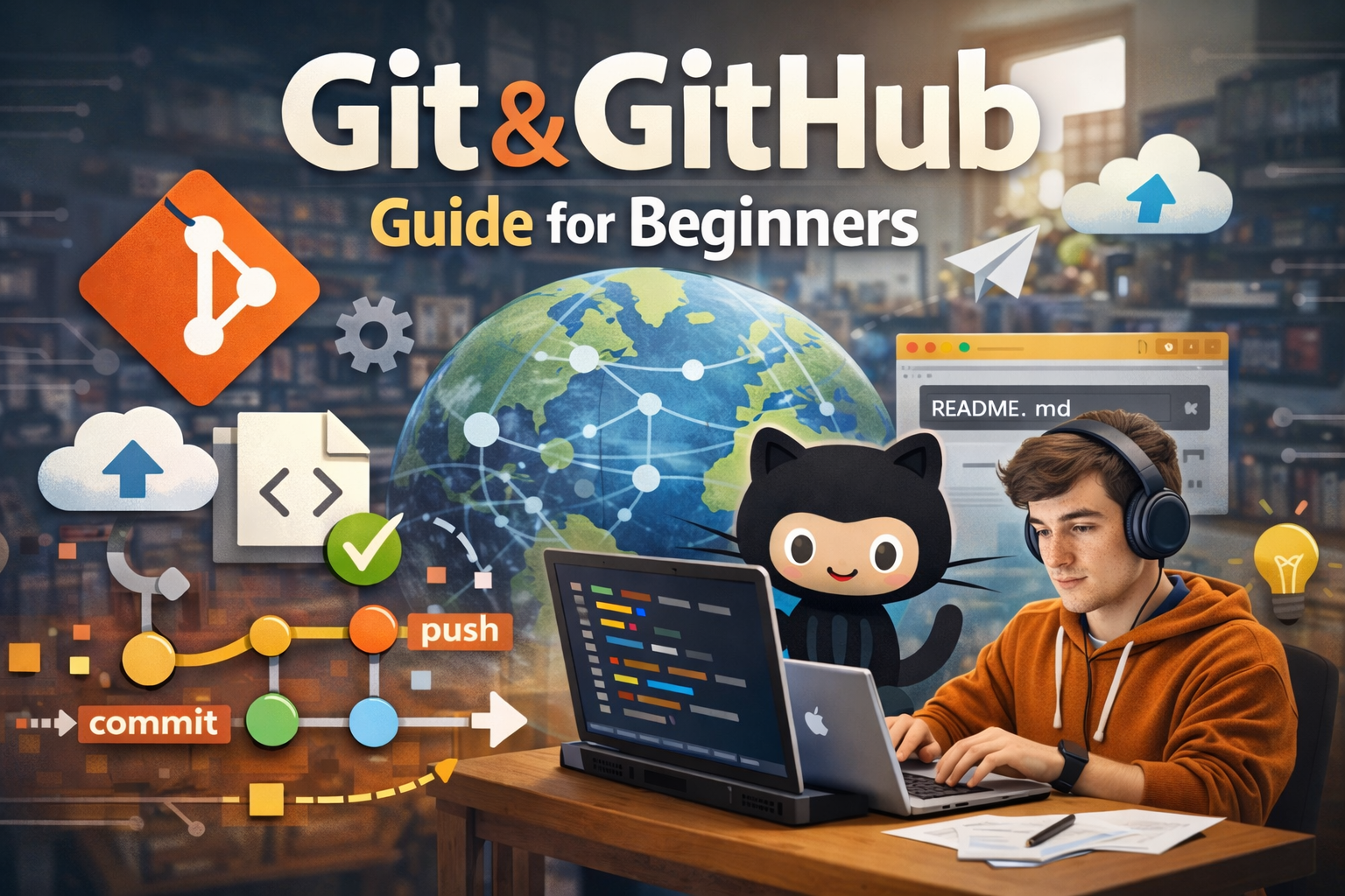 The Ultimate Git & GitHub Guide for Beginners